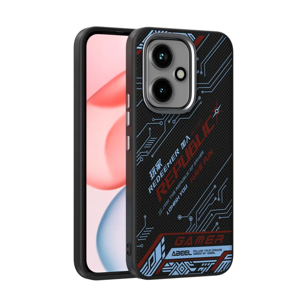 ABEEL For Honor 400 Case Compatible with MagSafe Printed PC TPU Aluminum Alloy Leather Phone Cover