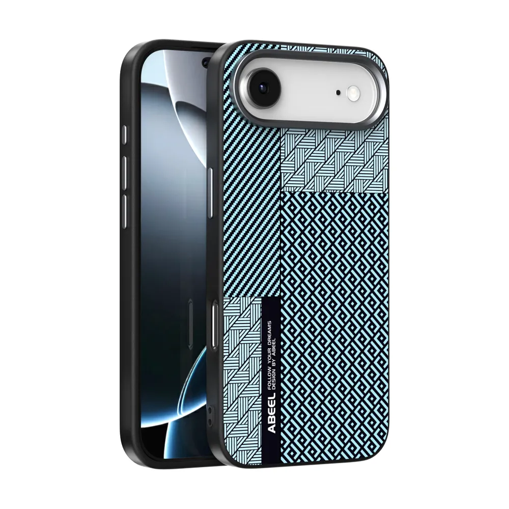 ABEEL Leading Series For iPhone 17 Air  Case Compatible with MagSafe Printed PC TPU Aluminum Alloy Leather Phone Cover