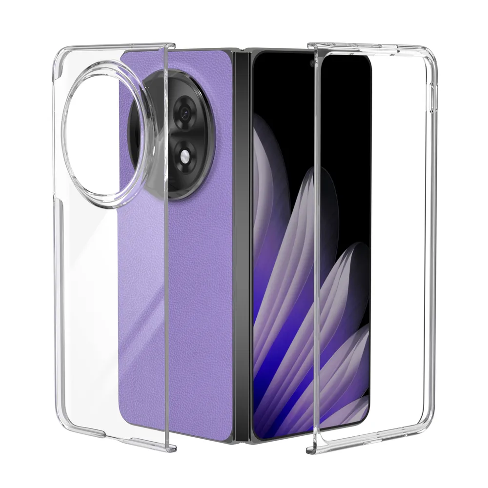 For Oppo Find N5 Fold Clear Case Anti-Drop Hard PC Phone Cover