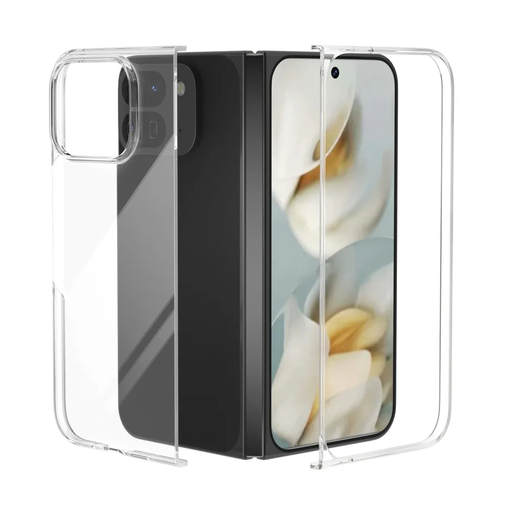 For Google Pixel 10 Fold Clear Case Anti-Drop Hard PC Phone Cover