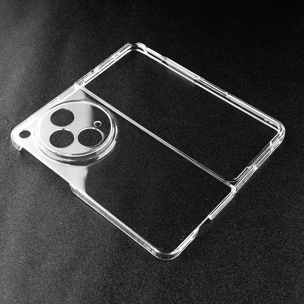 For Oppo Find N3 Fold Clear Case Anti-Drop Hard PC Phone Cover