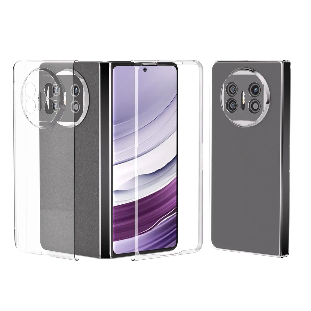 For Huawei Mate X5 Fold Clear Case Anti-Drop Hard PC Phone Cover