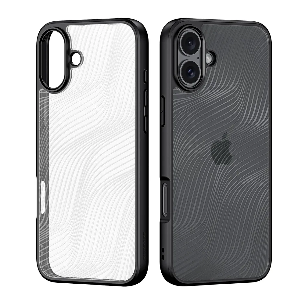 DUX DUCIS Aimo Series for iPhone 16 Plus Matte Phone Case Shockproof TPU+PC Phone Cover(REACH Certification)