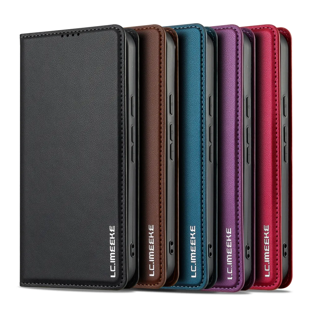 LC.IMEEKE L1 Series for Google Pixel 10 / 10 Pro Case PU Leather Wallet Stand Protective Phone Cover 