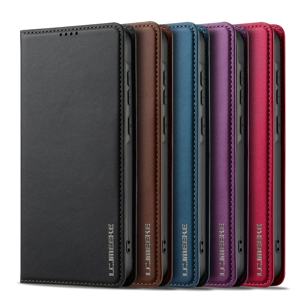 LC.IMEEKE L1 Series for Samsung Galaxy A54 5G Case PU Leather Wallet Stand Protective Phone Cover 