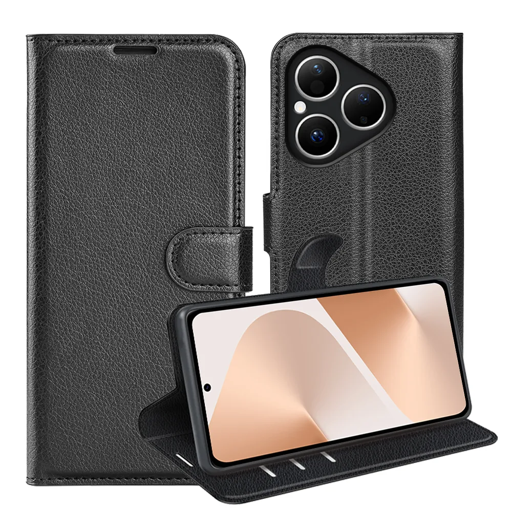 For Huawei Pura 80 Pattern Single Folded Edge Folio Flip Leather Wallet Phone Case