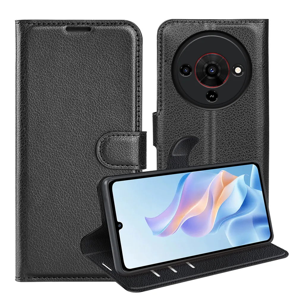 For ZTE Blade A76 5G Pattern Single Folded Edge Folio Flip Leather Wallet Phone Case