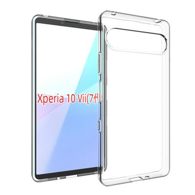 For Sony Xperia 10 VII Transparent Shockproof Scratch Resistant Soft TPU Back Cover Case