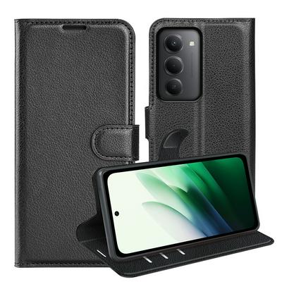 For Xiaomi Redmi 15 (169.5mm) Pattern Single Folded Edge Folio Flip Leather Wallet Phone Case