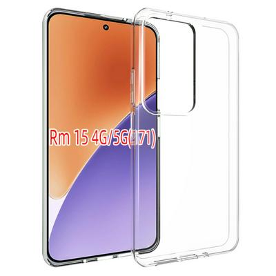 For Xiaomi Redmi 15(171.1mm) Transparent Shockproof Scratch Resistant Soft TPU Back Cover Case