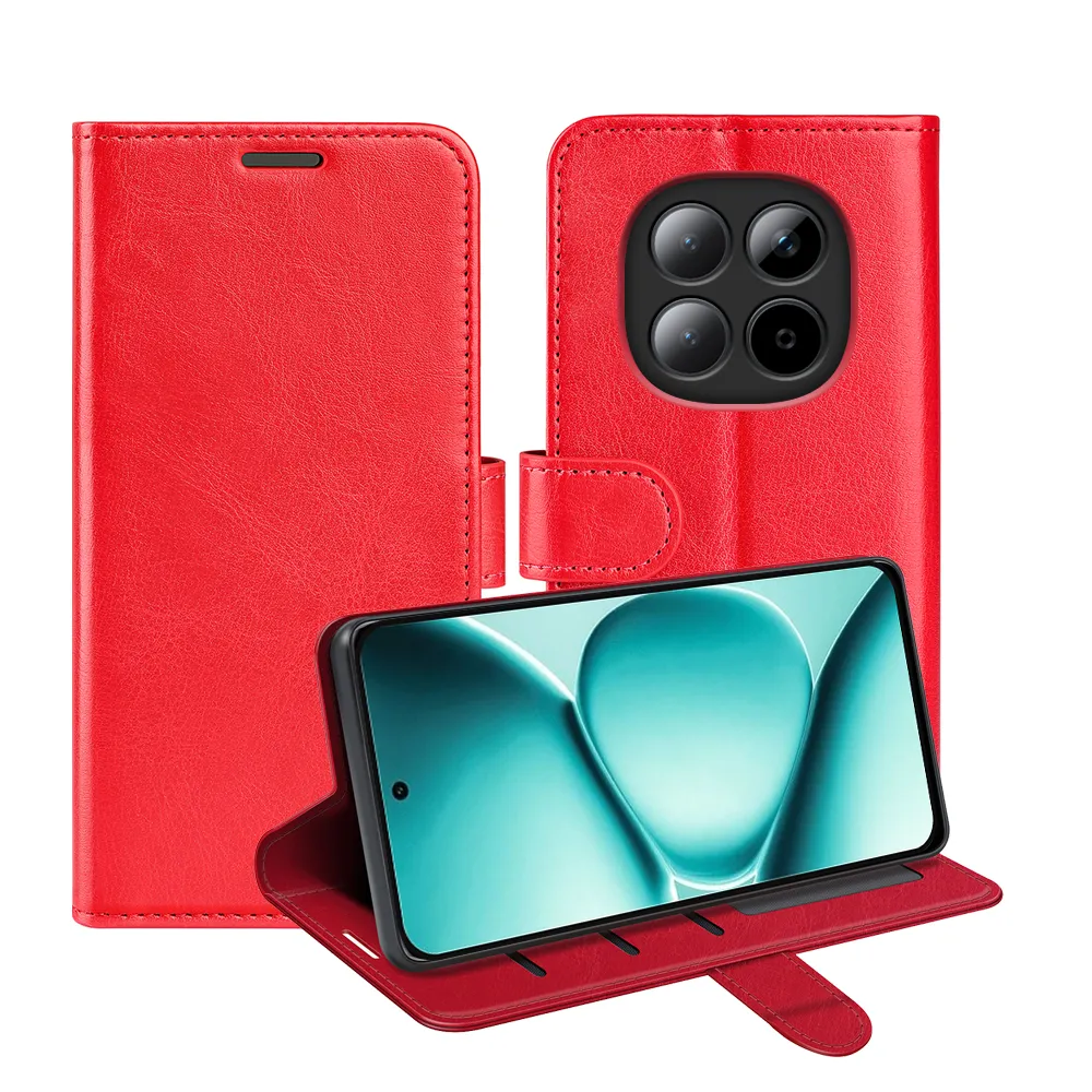 For Xiaomi Redmi Note 15 Pro 5G R64 Pattern Single Folded Edge Folio Flip Leather Wallet Phone Case