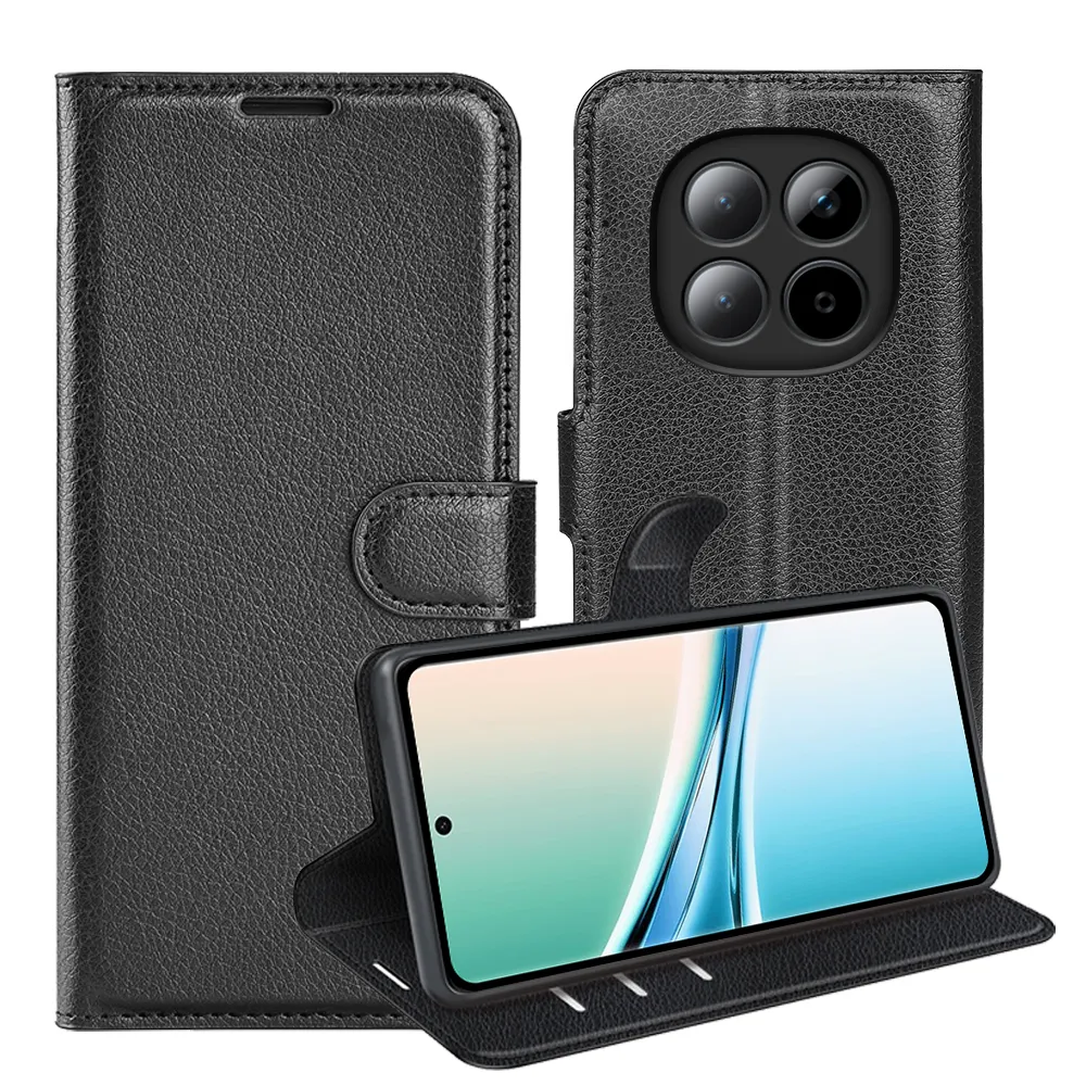 For Xiaomi Redmi Note 15 5G Pattern Single Folded Edge Folio Flip Leather Wallet Phone Case