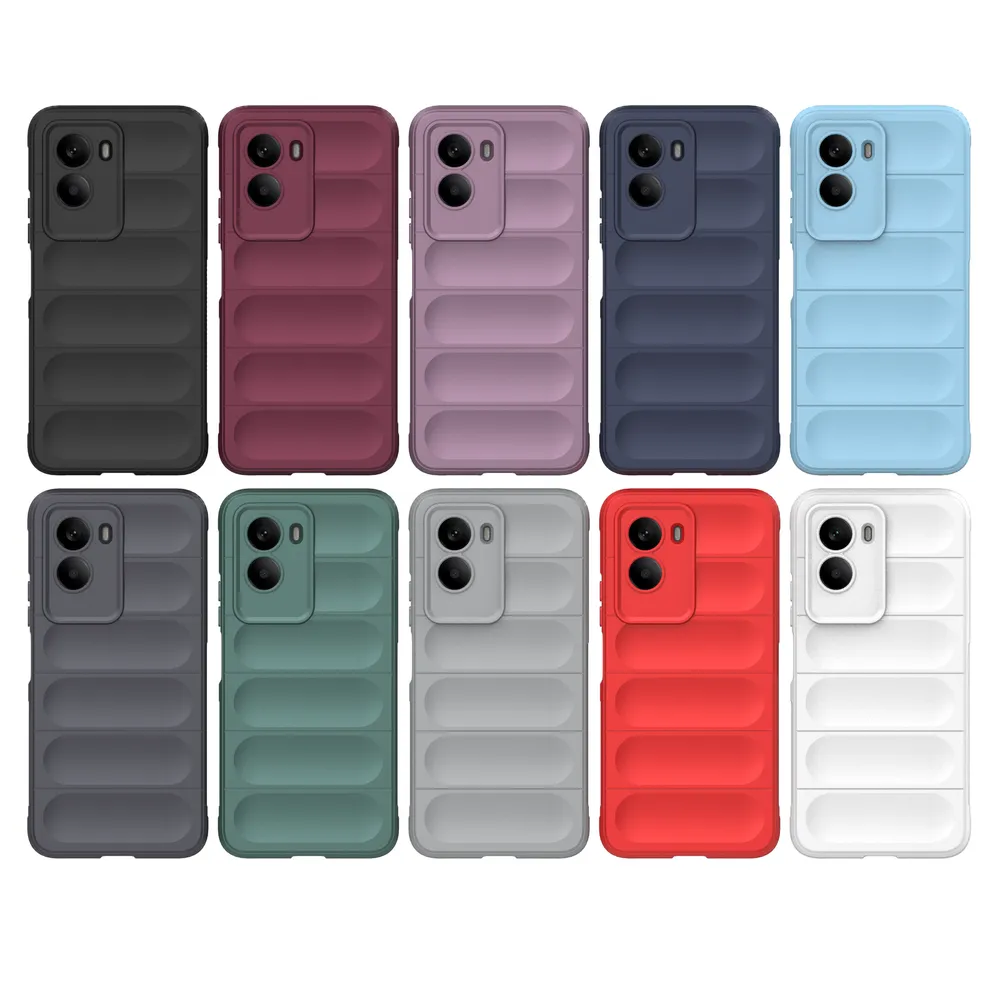 Xiaomi Poco M7 4G/M7 Plus 5G Anti-drop Rugged Cell Phone Case Shockproof TPU Back Cover Protector