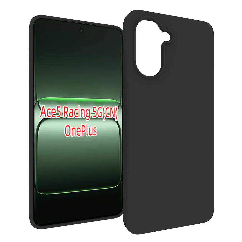 For OnePlus Nord CE5 Black Matte Shockproof Durable Soft TPU Back Cover Phone Case 