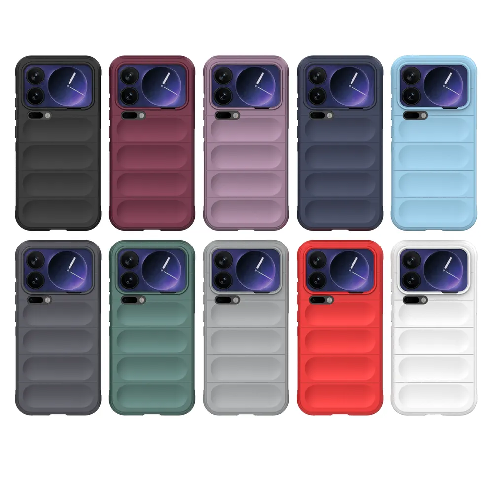 For Xiaomi 17 Pro Max 5G Anti-drop Rugged Cell Phone Case Shockproof TPU Back Cover Protector