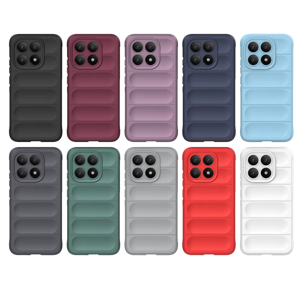 For Xiaomi 15T 5G Anti-drop Rugged Cell Phone Case Shockproof TPU Back Cover Protector