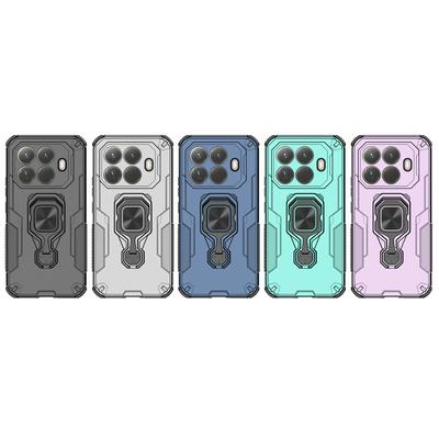 For Xiaomi 15T Pro Case Rotatable Ring Kickstand PC + TPU Shockproof Phone Cover