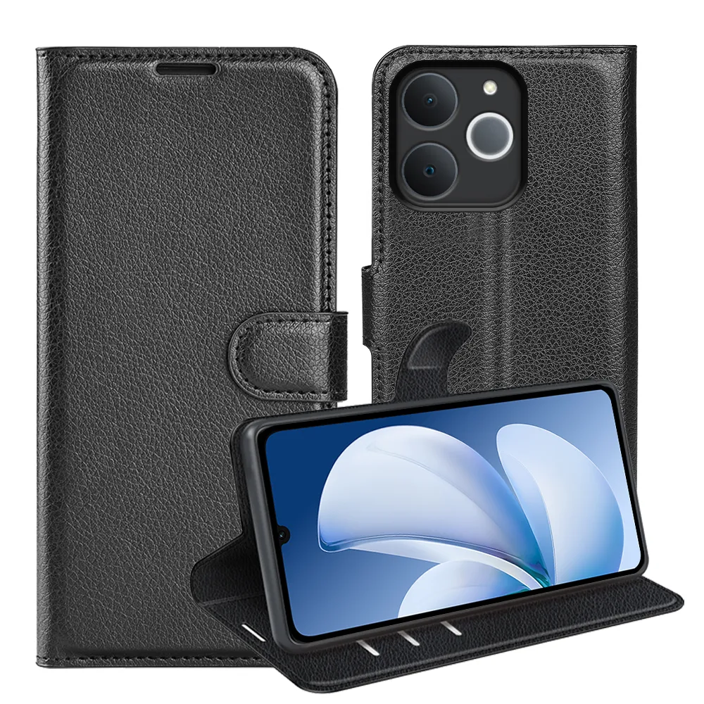 For Realme Note 70T 4G/Realme Note 70 4G/Realme Narzo 80 lite 4G/Realme C71 4G Pattern Single Folded Edge Folio Flip Leather Wallet Phone Case