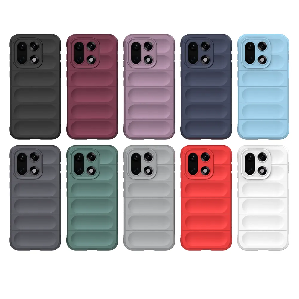 For Oneplus 15 5G Anti-drop Rugged Cell Phone Case Shockproof TPU Back Cover Protector