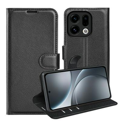 For OPPO Find X9 Pattern Single Folded Edge Folio Flip Leather Wallet Phone Case
