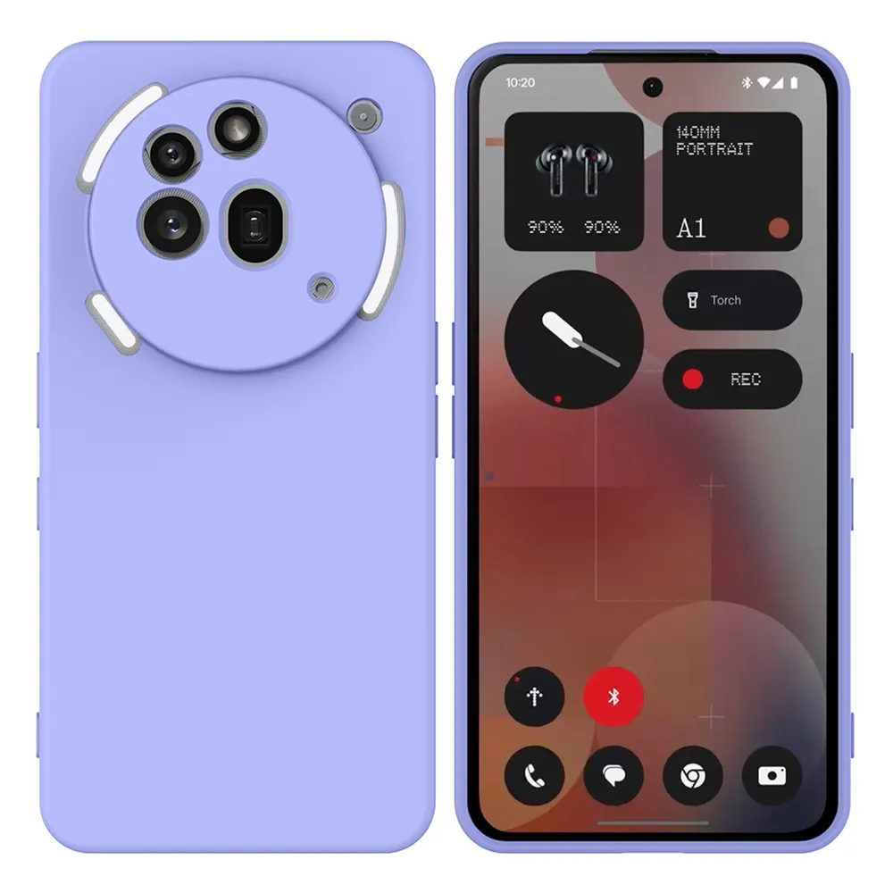 For Nothing phone 3A Pro Case Drop Proof Liquid Silicone Soft Lining Back Phone Cover