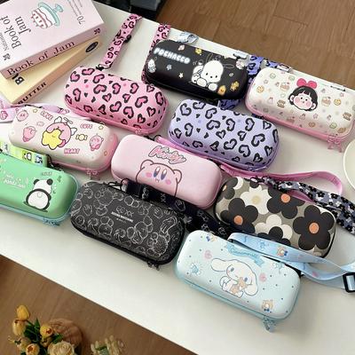 High Capacity Portable Handheld Camera Storage Bag for DJI Pocket3 Cartoon Box Shoulder Strap Sports Camera Carrying Case