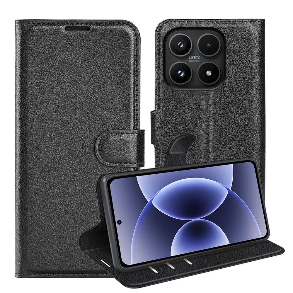 For Xiaomi 17 Pattern Single Folded Edge Folio Flip Leather Wallet Phone Case