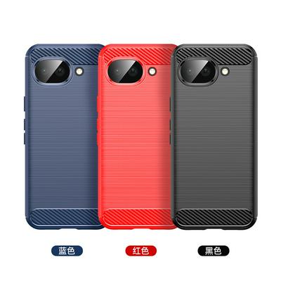 For Google Pixel 10A Carbon Fiber Drawing Series Scratch Resistant Shock Absorption Soft TPU Back Cover Case
