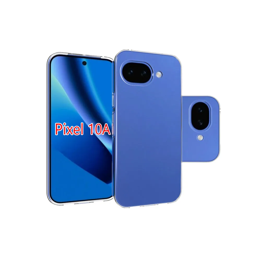 For Google Pixel 10A Transparent Shockproof Scratch Resistant Soft TPU Back Cover Case