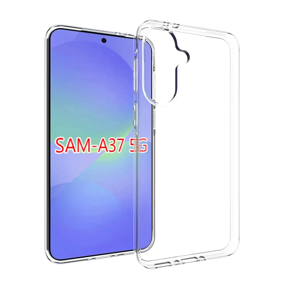 For Samsung Galaxy A37 5G Transparent Shockproof Scratch Resistant Soft TPU Back Cover Case