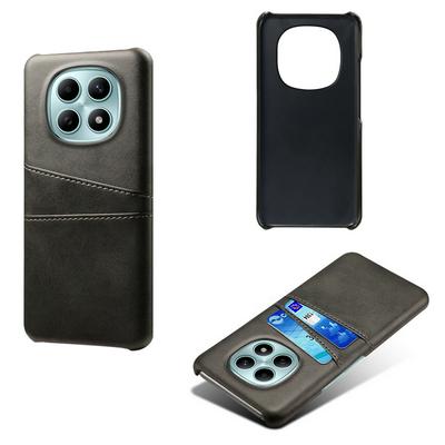 For Xiaomi Redmi Note 15 5G Extra Thinness Premium Cowhide Leather Vintage Shockproof Hard PC Back Cover Case