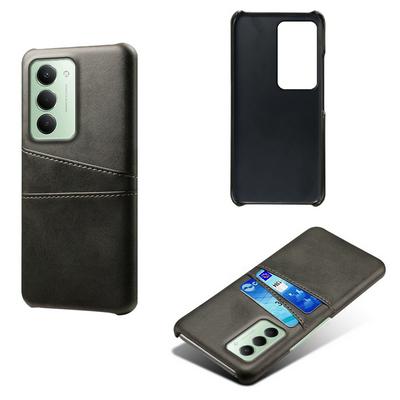 For Xiaomi Redmi 15 5G(169.5mm) Extra Thinness Premium Cowhide Leather Vintage Shockproof Hard PC Back Cover Case