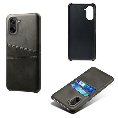 For Oneplus Nord CE 5 Extra Thinness Premium Cowhide Leather Vintage Shockproof Hard PC Back Cover Case