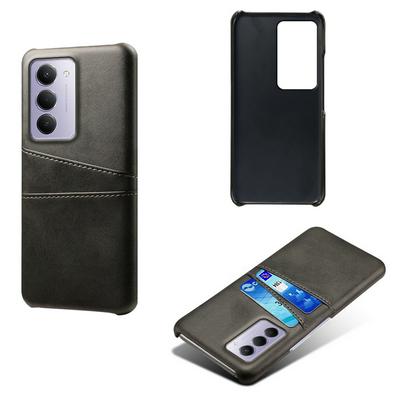 For Xiaomi Redmi 15 4G(17.1mm) Extra Thinness Premium Cowhide Leather Vintage Shockproof Hard PC Back Cover Case