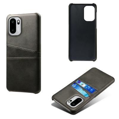 For OnePlus Ace 6 Extra Thinness Premium Cowhide Leather Vintage Shockproof Hard PC Back Cover Case