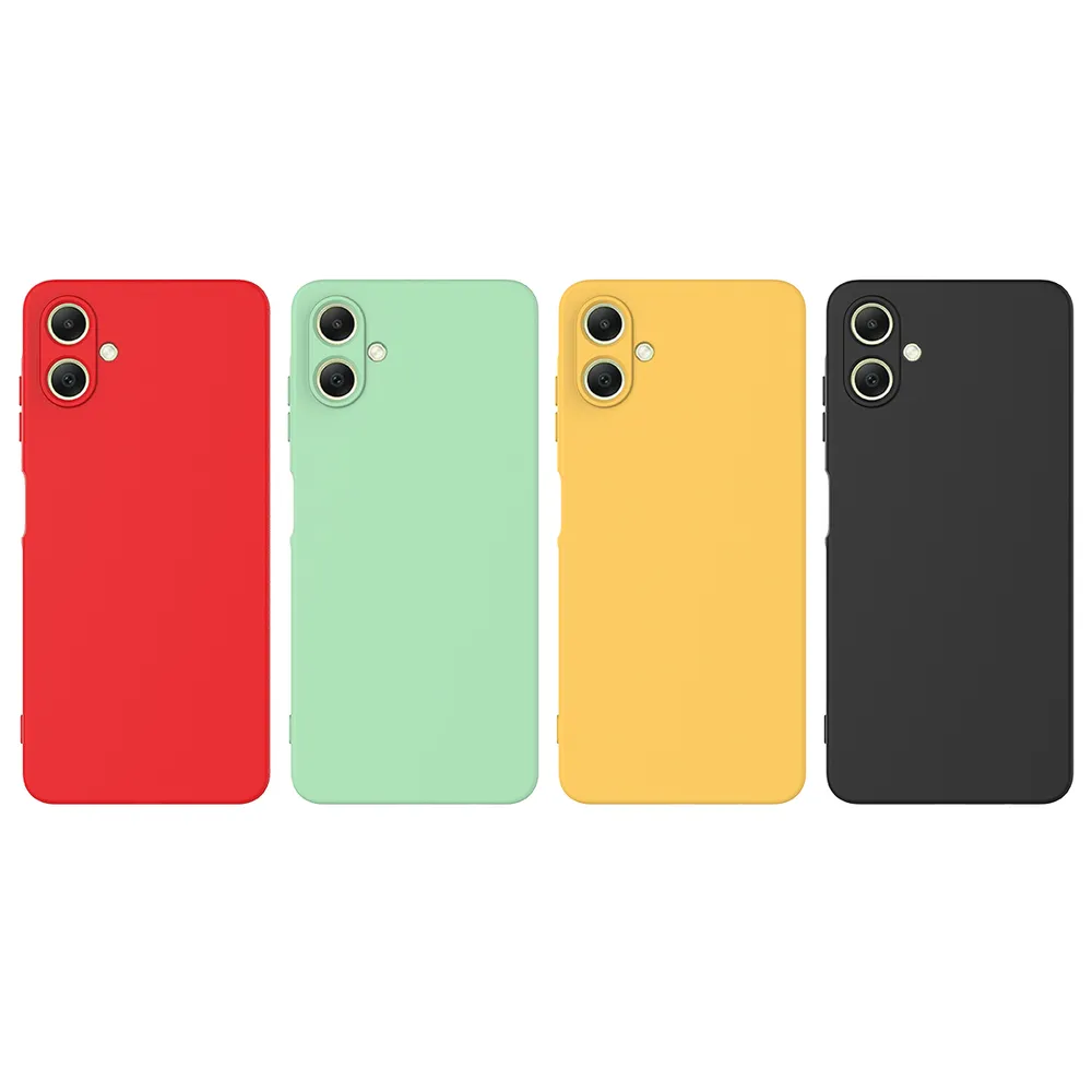For Samsung Galaxy A07 Case Liquid Silicone Phone Back Cover with Hand Strap