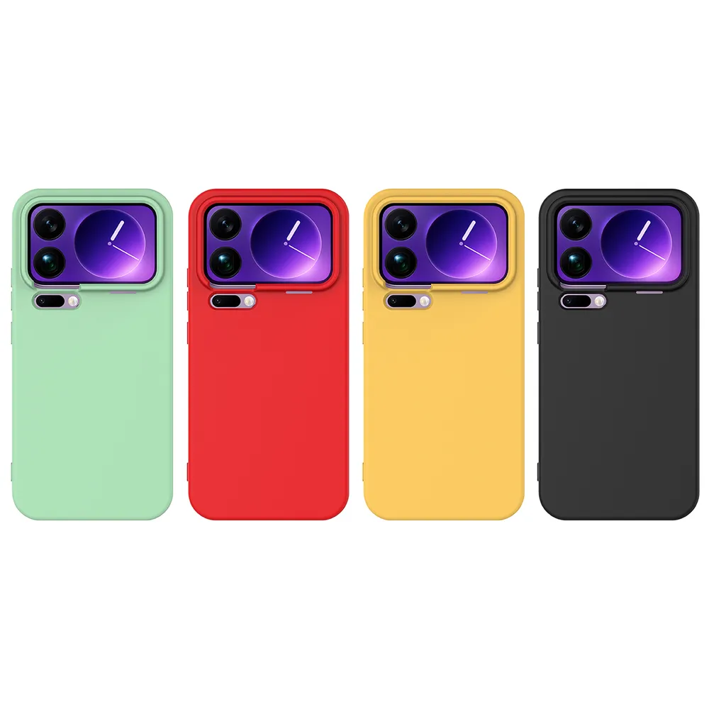 For Xiaomi 17 Pro Max Case Liquid Silicone Phone Back Cover with Hand Strap