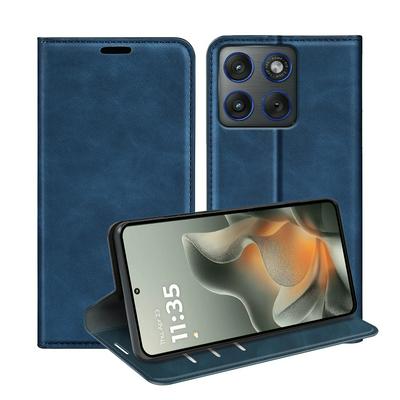 For Motorola Edge 70/X70 Air Skin Feel Magnetic Attraction Flip Leather Wallet Case with Card Slot and Stand