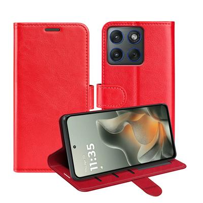 For Motorola Edge 70/X70 Air Pattern Single Folded Edge Folio Flip Leather Wallet Phone Case