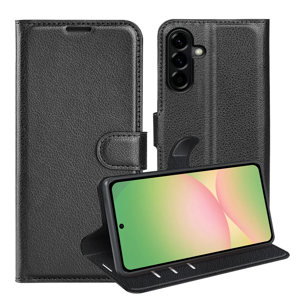 For Samsung Galaxy A57 5G Pattern Single Folded Edge Folio Flip Leather Wallet Phone Case