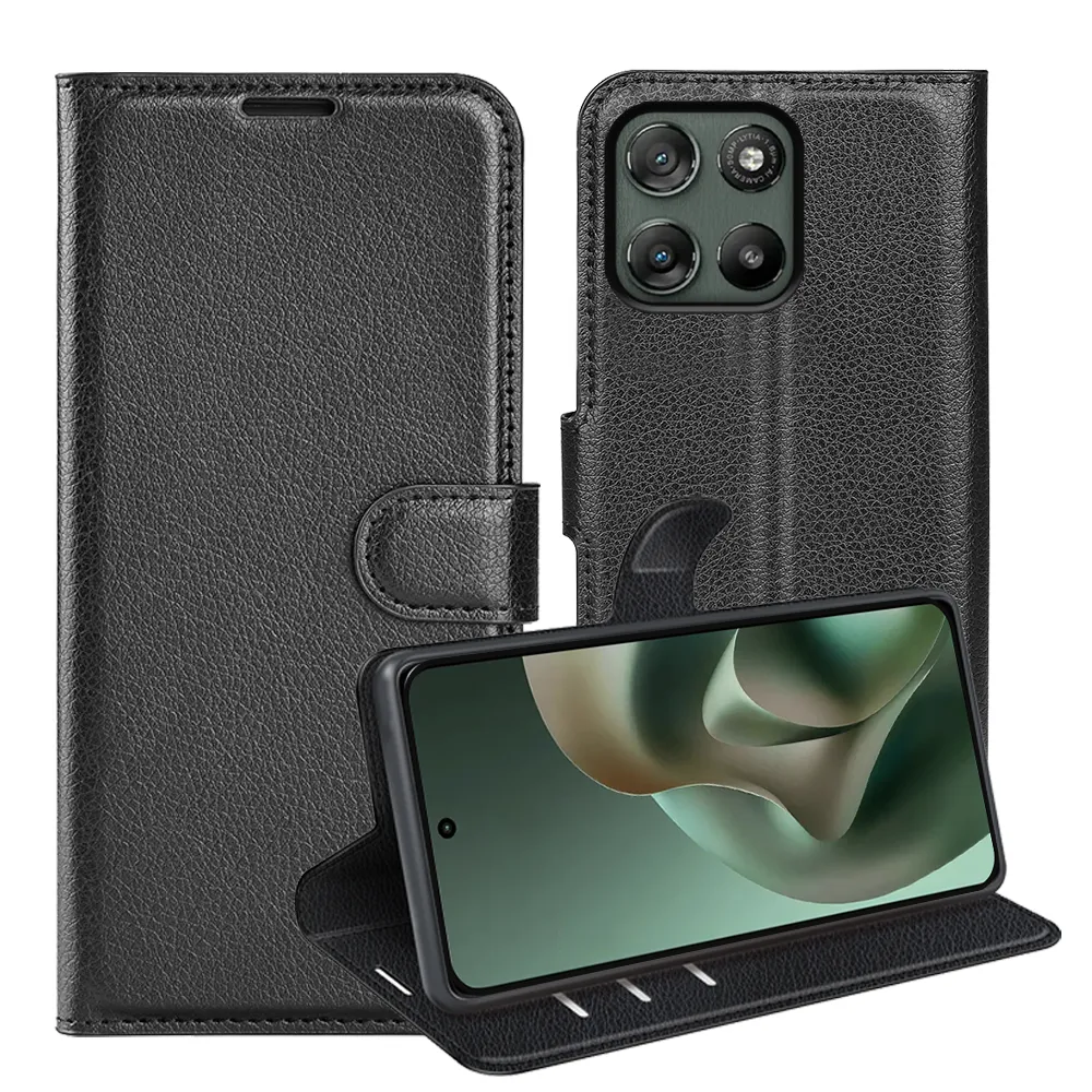 For Motorola Moto G67 Power/Moto G57 Power/Moto G100 Pattern Single Folded Edge Folio Flip Leather Wallet Phone Case