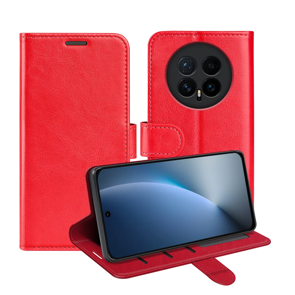 For Honor Magic 8 R64 Pattern Single Folded Edge Folio Flip Leather Wallet Phone Case