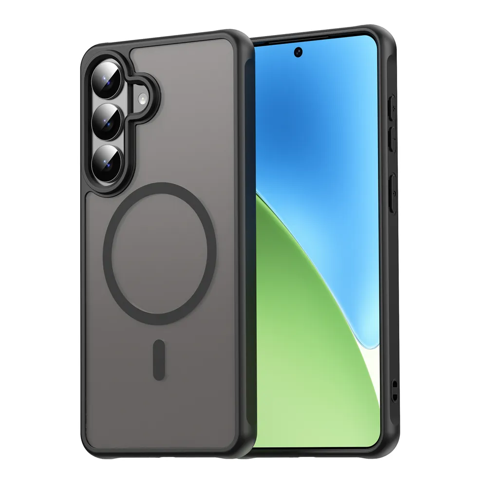 For Samsung Galaxy S26 Plus Case Compatible with MagSafe Anti Drop PC + TPU Phone Cover