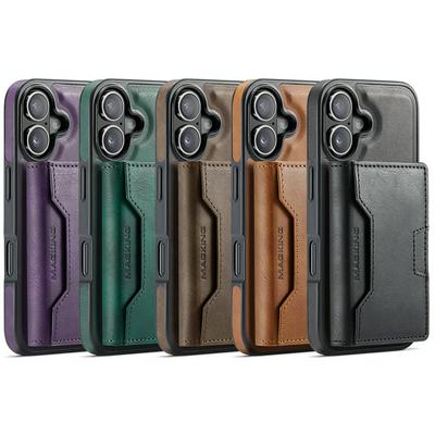 MAGKING K4 Series For iPhone 17 Case Compatible with MagSafe Detachable Wallet PU TPU PC Phone Cover