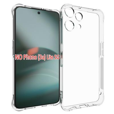 Nothing phone 3A Lite Anti-Fingerprint Non-Slip Waterproof Four Corners Shockproof Transparent Soft TPU Back Cover Protective Case