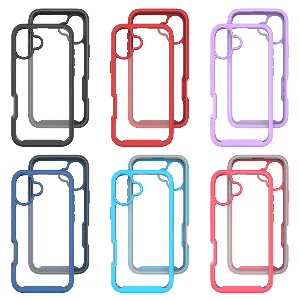 For iPhone 16 Plus Starry Sky Shock-proof Drop-proof TPU+PC Back Cover Phone Case