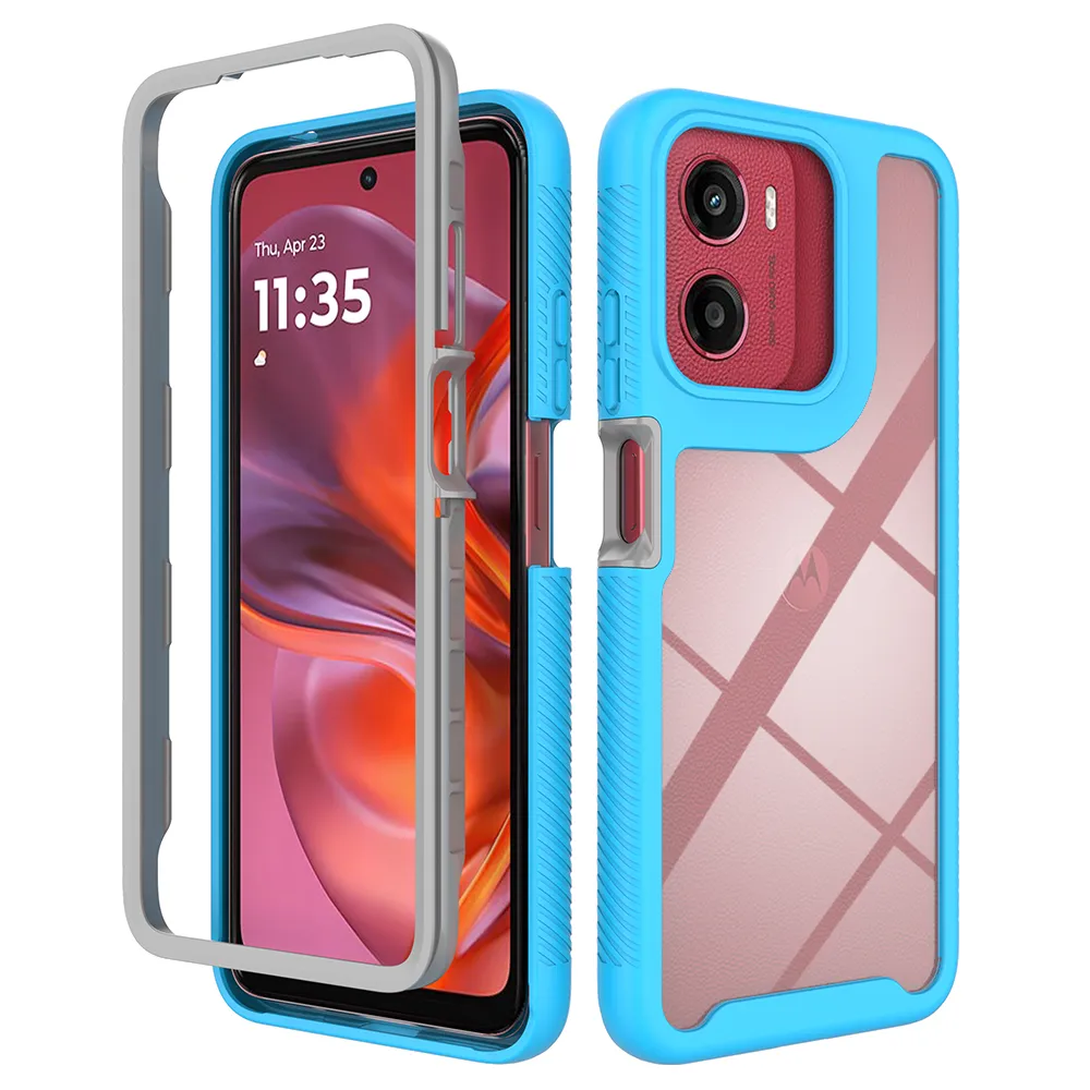 For Motorola Moto E15 Starry Sky Shock-proof Drop-proof TPU+PC Back Cover Phone Case