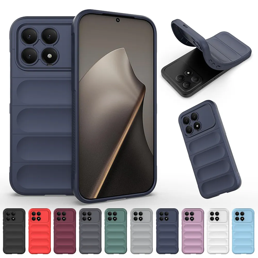 For Xiaomi Redmi K90 Pro 5G Anti-drop Rugged Cell Phone Case Shockproof TPU Back Cover Protector