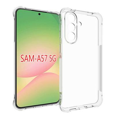 Samsung Galaxy A57 Anti-Fingerprint Non-Slip Waterproof Four Corners Shockproof Transparent Soft TPU Back Cover Protective Case