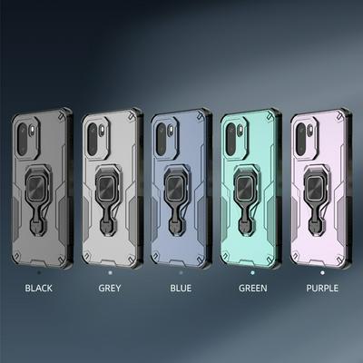 For OnePlus 15R/ACE 6 5G Case Rotatable Ring Kickstand PC + TPU Shockproof Phone Cover